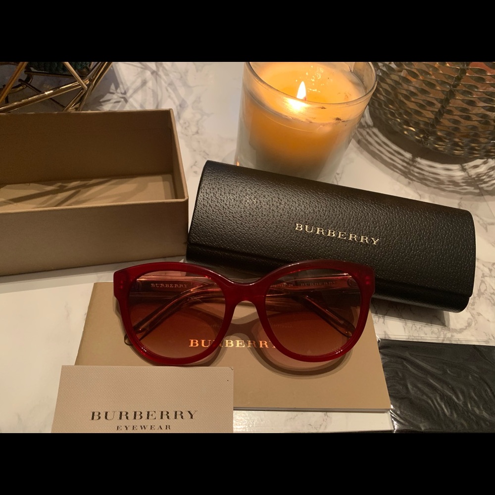 Authentic Red Burberry eyewear